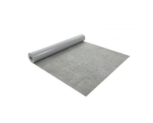 Пленка ПВХ 1,65х21,00м "Alkorplan-Tile", "Quartz grey", серый кварц, текстурная(плитка 0,81м*0,31м)