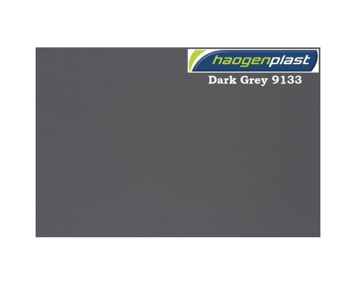 Пленка ПВХ 1,65х25,00м "Haogenplast Unicolors", Dark Grey, темно-серый