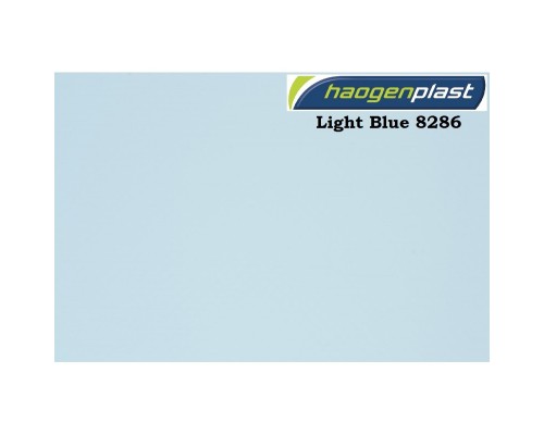 Пленка ПВХ 1,65х25,00м "Haogenplast", Light Blue, голубой