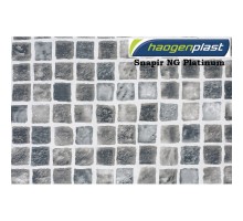 Пленка ПВХ 1,65х25,00м "Haogenplast", Snapir NG Platinum, платиновая мозайка /