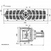 Закладная деталь противотока BADU JET Turbo Pro Design 2, универсал.