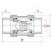 Обратный клапан ПВХ  Ø 110 1,0 Мпа