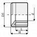 Втулка ПВХ 1,0 МПа d_ 90*75