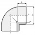 Угол 90 ПВХ 1,0 МПа d _ 32мм