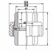 Муфта разъемная ПВХ 1,0 МПа d_ 20