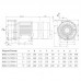 Насос BADU 21-60/43 G, без префильтра, 40 м³/ч, 2,27/1,60 кВт, 220В