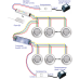 Преобразователь напряжения доп. Exp360 для Drv360, RGB 4 пр., 216Вт, 12В DC /Exp360P216D4/