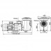 Насос FCP-20AN с префильтром 160-176м³/час(14-10м), 3ф/380В, 16,9/15 кВт