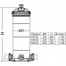 Фильтр картриджный, Д.225мм, 17.0м³/час, 7.0м2, подкл. 63/2" POOL KING
