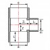 Тройник редукционный Ø 250-110 ПВХ 1,0МПа