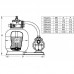 Моноблок EBW700, d.700мм, 17 м³/час (фильтр EPW700+ насос SMP150)