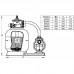 Моноблок KB500, d.500мм, 11.5 м³/час (фильтр KP500 + насос STP100)