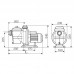 Насос FCP-370S с префильтром 10,2м³/час(10м), 1ф/220В, 0,68/0,37 кВт