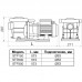 Насос STP200, с префильтром, 23,8 м³/час, 220В